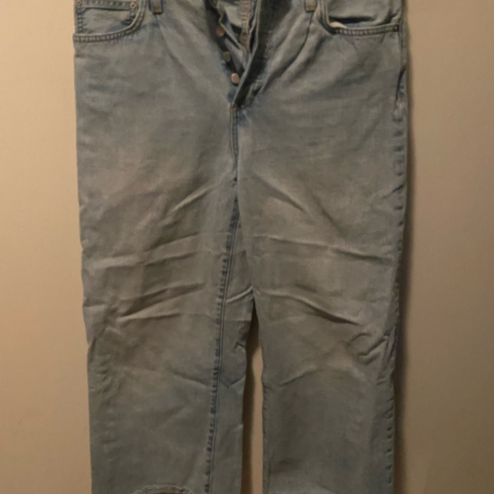 Maya Mid Rise Wide Leg Jeans